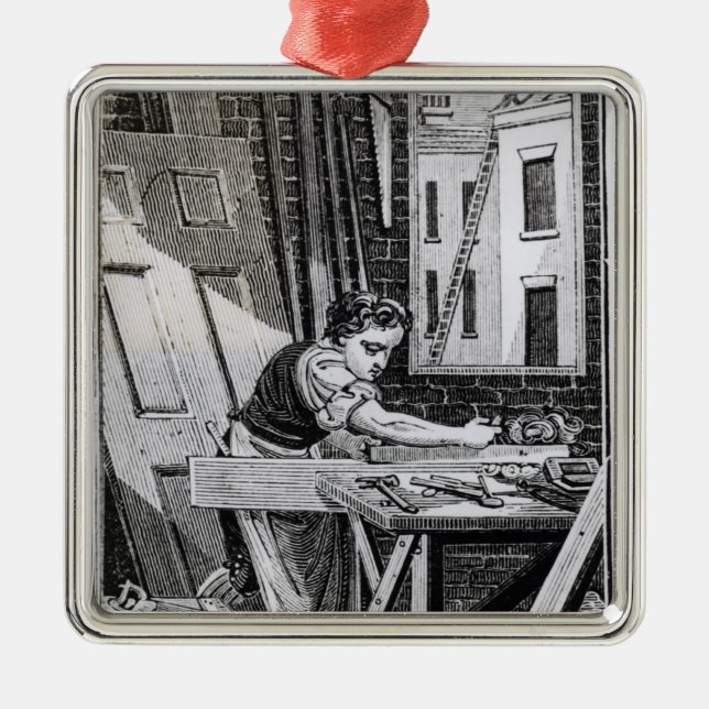 The Carpenter Metal Ornament (Front)