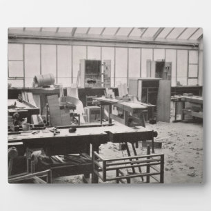 The Carpenter's Workshop, from the Workshops of th Plaque