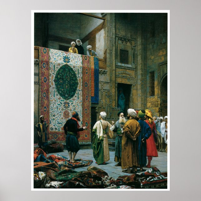 The Carpet Merchant, c. 1887 Poster (Front)