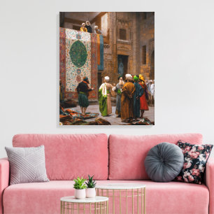 The Carpet Merchant Jean-Léon Gérôme Canvas Print