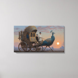 The carriage beyond the pale canvas print