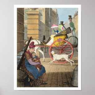 The carriage entrance, from 'Twenty-four Subjects, Poster