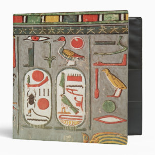 The cartouche of the king binder