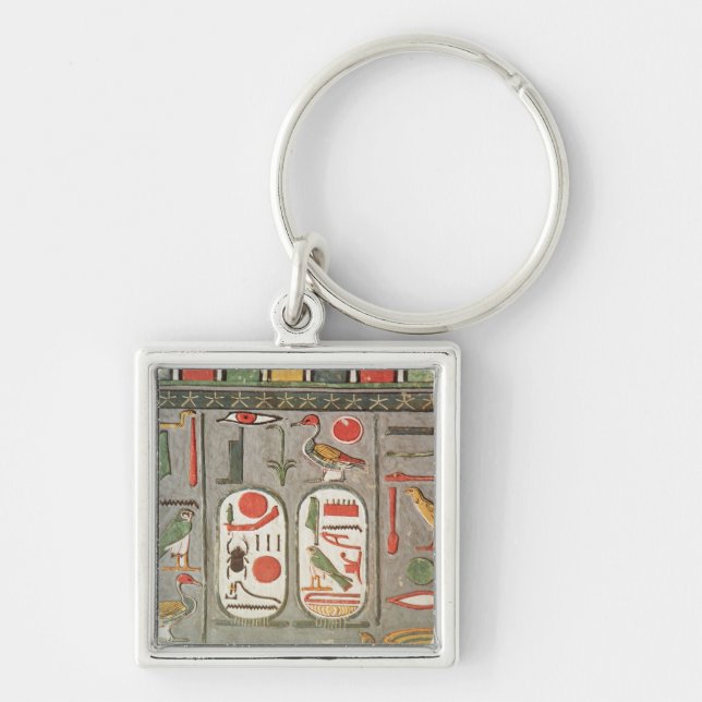 The cartouche of the king keychain (Front)