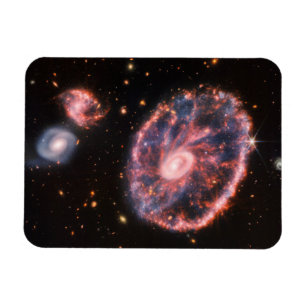 The Cartwheel Galaxy And Its Companion Galaxies. Magnet