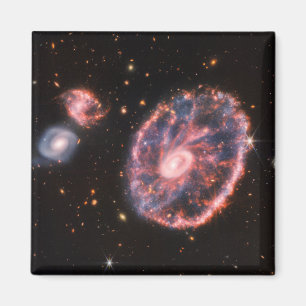 The Cartwheel Galaxy And Its Companion Galaxies. Magnet