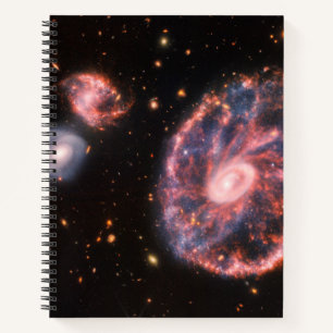The Cartwheel Galaxy And Its Companion Galaxies. Notebook