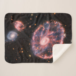 The Cartwheel Galaxy And Its Companion Galaxies. Sherpa Blanket