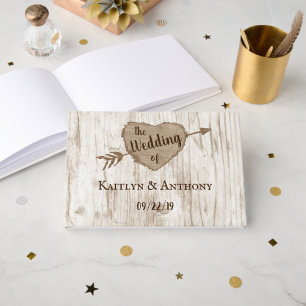 The Carved Heart Tree Wedding Collection Guest Book