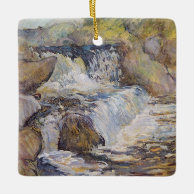 The Cascade Ceramic Ornament (Front)