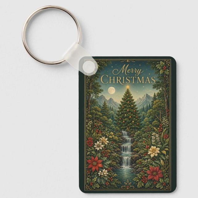 The Cascade of Christmas Magic Keychain (Front)