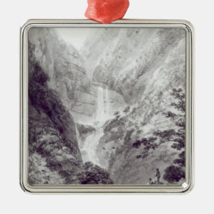The Cascade of Minzapeezo Metal Ornament