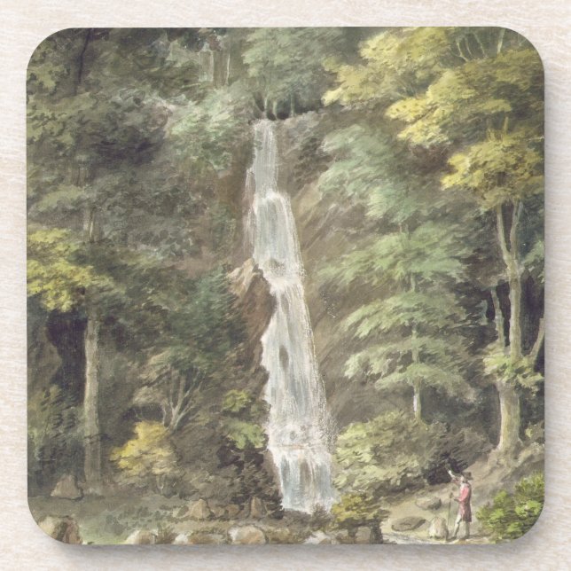 The Cascade Waterfall at Hestercombe Gardens (w/c Coaster (Front)