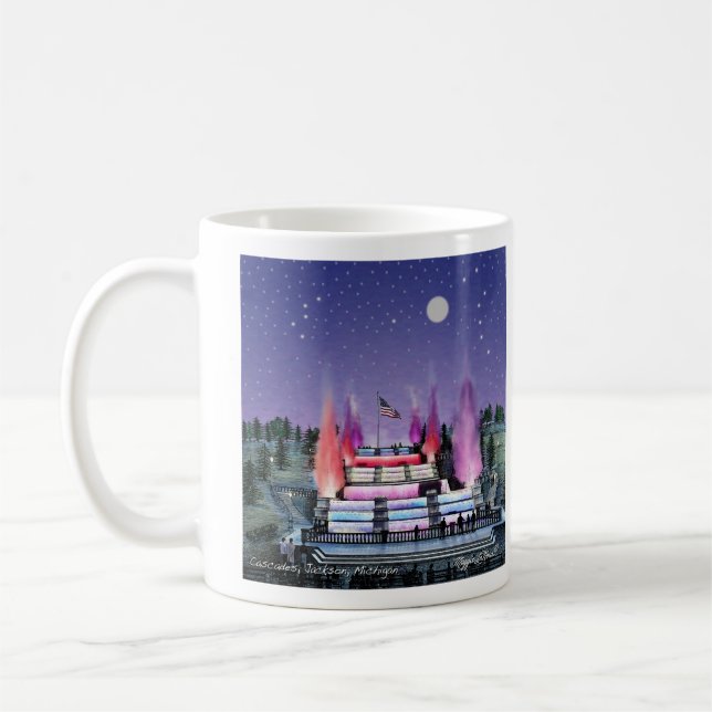 The Cascades Jackson Michigan Coffee Mug (Left)