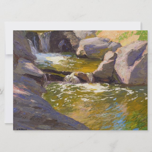 The Cascading Waterfall Card (Front)