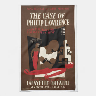 The Case of Philip Lawrence Kitchen Towel