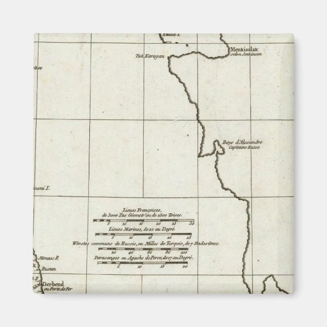 The Caspian See Magnet (Front)