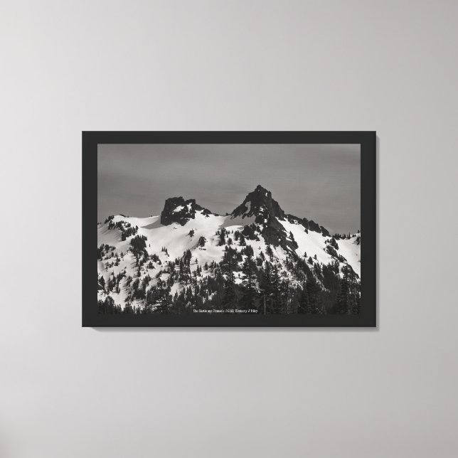 The Castle and Pinnacle Canvas Print (Front)