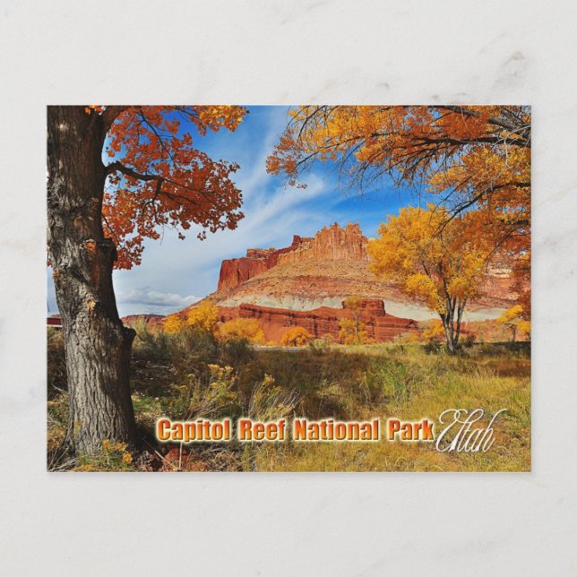 The Castle at Capitol Reef National Park, Utah Postcard (Front)