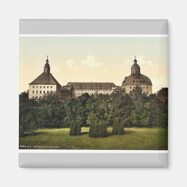 The castle, Gotha, Thuringia, Germany rare Photoch Magnet (Front)