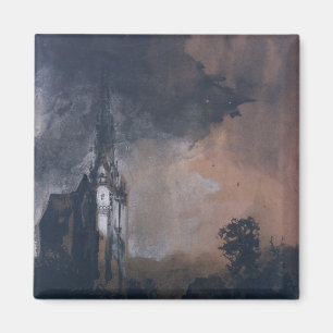 The Castle in the Moonlight Magnet