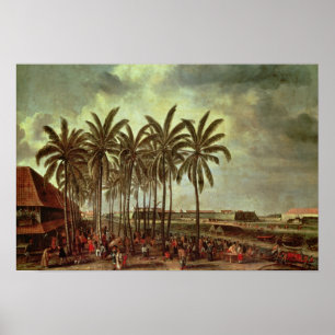 The Castle of Batavia,Seen from Kali Besar Poster