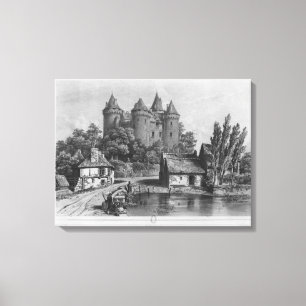 The Castle of Combourg Canvas Print