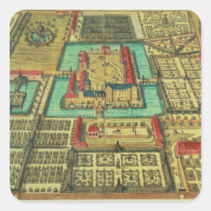 The Castle of the Prince of Kothen Square Sticker