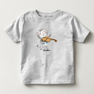 The Cat and the Fiddle Personalized Toddler T-shirt