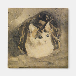 The Cat (by Gwen John) Magnet