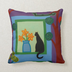 The Cat From Askew Crescent 2008 Throw Pillow