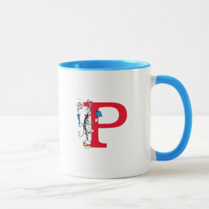 The Cat in the Hat Balancing Act Monogram P Mug