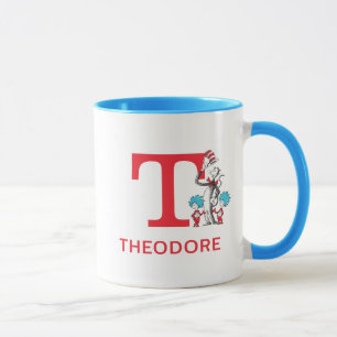 The Cat in the Hat, Thing 1 Name & Monogram T Mug