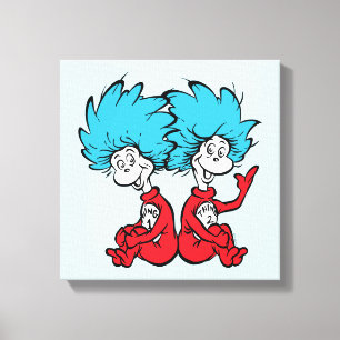 The Cat in the Hat Thing 1 & Thing 2 Canvas Print