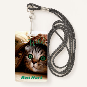The Cat Is Still Wild Badge