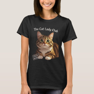The Cat Lady Club Cozy Tabby T-Shirt