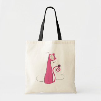 The Cat - Pink Tote Bag