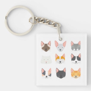 The Cat’s Meow Personalized Name Gift Keychain