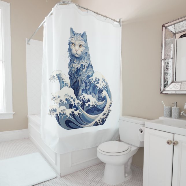The Cat Wave Off Kanagawa (In Situ)