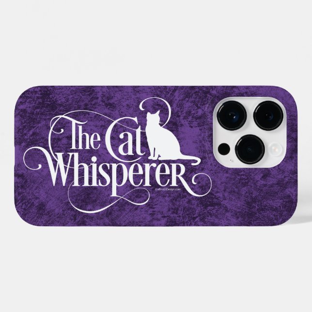 The Cat Whisperer Case-Mate iPhone Case (Back (Horizontal))
