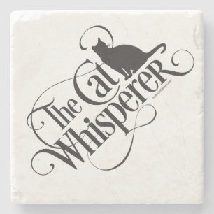 The Cat Whisperer Stone Coaster
