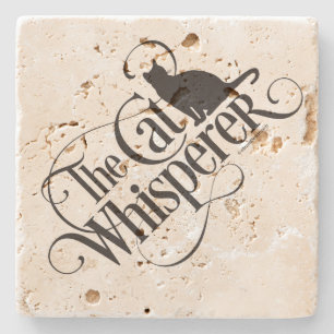 The Cat Whisperer Stone Coaster