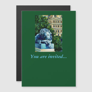 The Cat who ate the Canary Magnetic Invitation