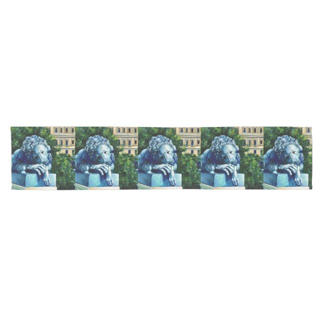 The Cat who ate the Canary Short Table Runner (Horizontal)