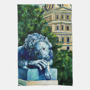 The Cat who eat the Canary Kitchen Towel