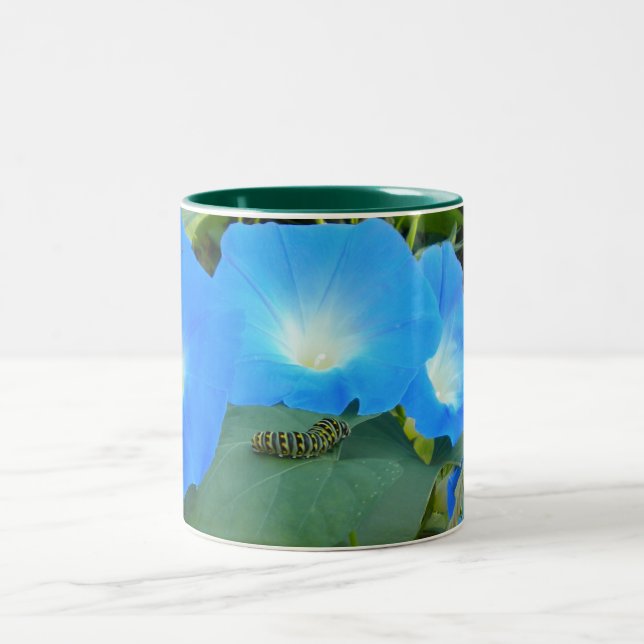 The Caterpillar And The Morning Glories Mug (Center)