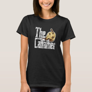The Catfather Cat Father Mafia Whiskers Male Daddy T-Shirt