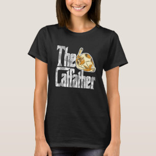 The Catfather Cat Father Mafia Whiskers Male Daddy T-Shirt