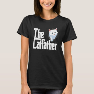 The Catfather Fathers Day Cat Dad Pet Owner T-Shirt