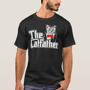 The Catfather Funny Cat Dad Father Lover T-Shirt
